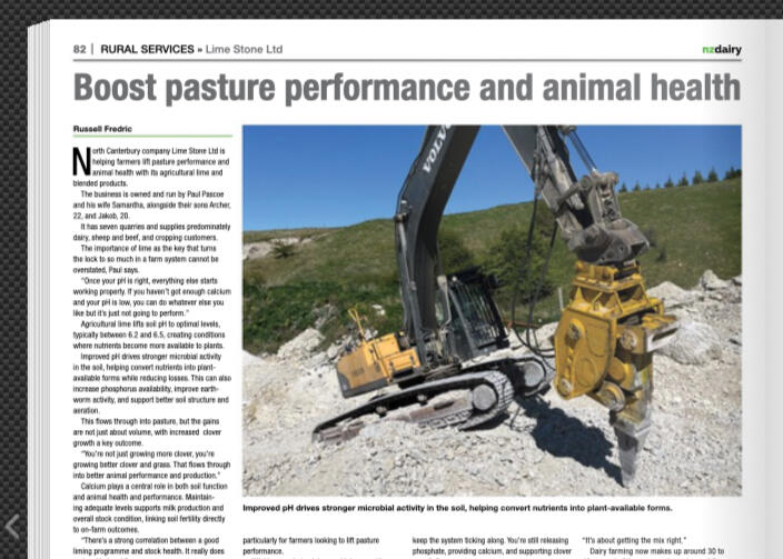 NZ Dairy - Boost pasture performance and animal health